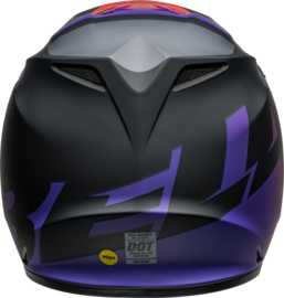 BELL MX-9 Mips Helm Alter Ego Matte Black Red