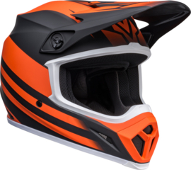 Bell MX-9 Mips Helm Disrupt Matte Black Orange