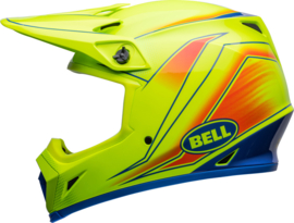 BELL MX-9 Mips Helm Zone Gloss Retina Sear