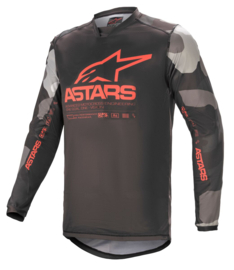 Alpinestars Racer Tactical Jersey Gray Camo Red 2021