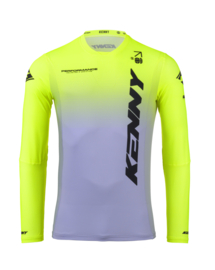 Kenny Performance Jersey Gradient Grey Neon Yellow 2025