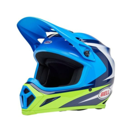 BELL MX-9 Mips Helm Jackal Blue/Hiviz Yellow