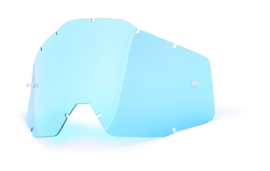 100% Tear Off lens Blauw