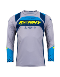 Kenny Track Focus Jersey Youth Navy Neon Yellow 2023