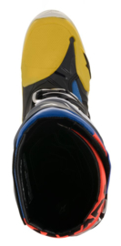 Alpinestars Tech 10 Boots Black Yellow Blue Red Fluo