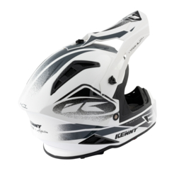 Kenny Titanium Helm White Black 2021