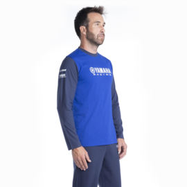 Yamaha Paddock Blue Long Sleeve T-Shirt Men