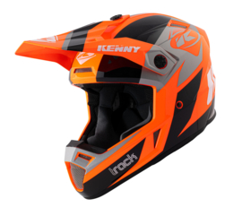 Kenny Track Graphic Helm Orange 2021