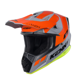 Kenny Track Junior Helmet Grey Orange 2025