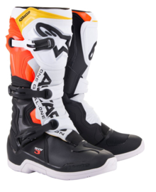 Alpinestars Tech 3 Boots Black White Red Fluo Yelllow