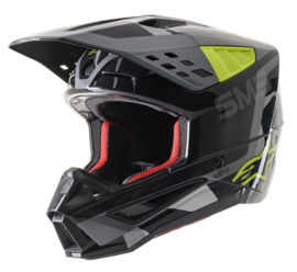 Alpinestars S-M5 Rover Helmet Antreciet Fluo Yellow Grey Camo