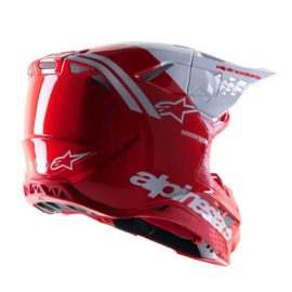 Alpinestars Supertech S-M8 Radium Helmet Bright Red White Glossy