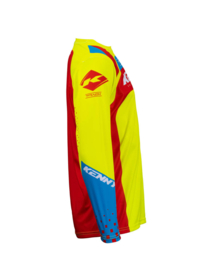 Kenny Track Focus Jersey Youth Neon Yellow Red 2023