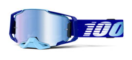 100% Armega Goggle Royal W/Mirror Blue Lens