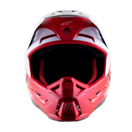 Alpinestars S-M5 Rayon Helm Bright Red White Matt