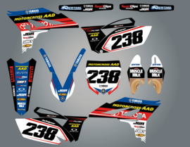 Stickerset YZ250F 2010-2013