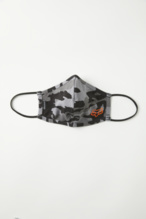 Fox Face Mask Black Camo Adult