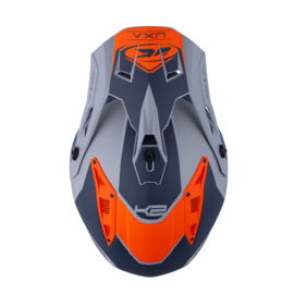 Kenny Titanium Helmet Matte Navy Orange 2022