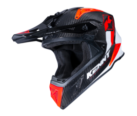 Kenny Titanium Helm Carbon Graphic Red 2023