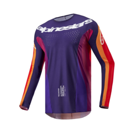 Alpinestars Techstar Pneuma Jersey Deep Purple Orange Deep Blue 2024