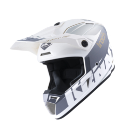 Kenny Track Helmet White Silver 2022