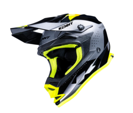 Kenny Track Junior Helmet Black Grey 2023