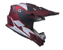 Kenny Track Graphic Helmet Candy Red 2024