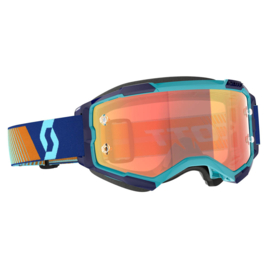 Scott Fury Goggle Royal Blue W/Orange Chrome Works