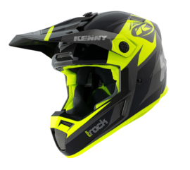 Kenny Track Graphic Helm Black Neon Yellow 2021