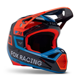 Fox V1 Helmet Race Spec Midnight Blue Youth