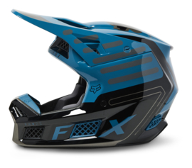 Fox V3 RS Ryaktr Helmet Maui Blue 2023