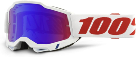 100% The Accuri 2 Pure Mirror Red/Blue Lens