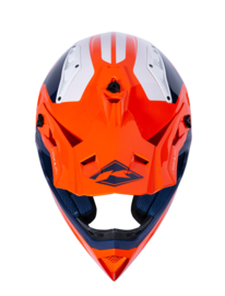 Kenny Titanium Helm Graphic Orange 2023