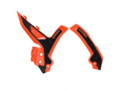 Acerbis X-Grip Framebeschermer SX/SX-F 23-.. Oranje Zwart