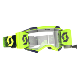 Scott Fury Goggle Wfs Neon Green/Neon Yellow Clear Works