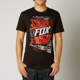 Fox Dark Rider Regular Fit Black T-shirt