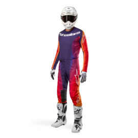 Alpinestars Techstar Pneuma Jersey Deep Purple Orange Deep Blue 2024