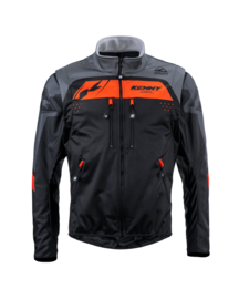 Kenny Softshell Enduro Jacket Black Orange 2024