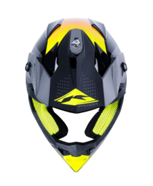 Kenny Track Junior Helmet Black Grey 2023