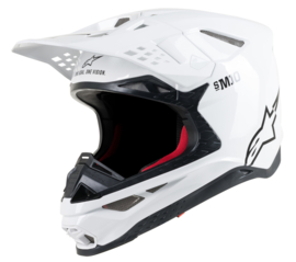 Alpinestars Supertech S-M10 Solid Helmet White