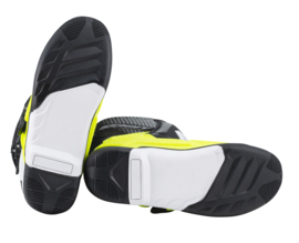 Kenny Track Boots White Neon Yellow