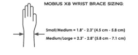 Mobius X8 Wrist Brace Grey