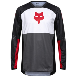 Fox 180 Flow Jersey White Red