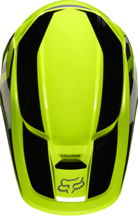 Fox V1 Prix Helmet Black Yellow 2020