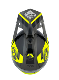 Kenny Track Graphic Helm Black Neon Yellow 2021