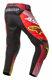 Alpinestars Techstar Factory Pant Red White Fluo Yellow