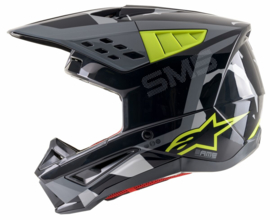 Alpinestars S-M5 Rover Helmet Antreciet Fluo Yellow Grey Camo