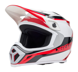 BELL MX-9 Mips Helm Rift Red/White