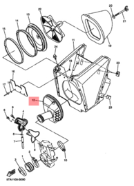 Filterslang YZ250F/WR250F/WR450F 03-04 YZ450F 03