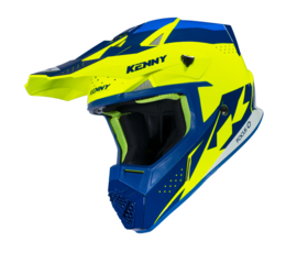 Kenny Track Helmet Navy Neon Yellow 2023